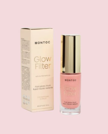 Montoc Glow Filter – Rubor Líquido de Acabado Glow