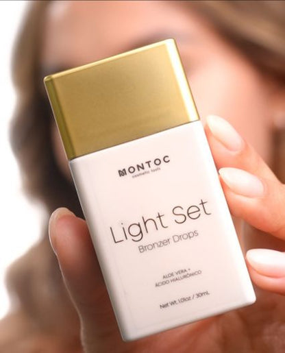 Bronzer Drops Light Set Bronceador Líquido Profesional Montoc