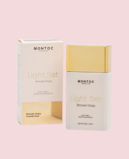 Bronzer Drops Light Set Bronceador Líquido Profesional Montoc