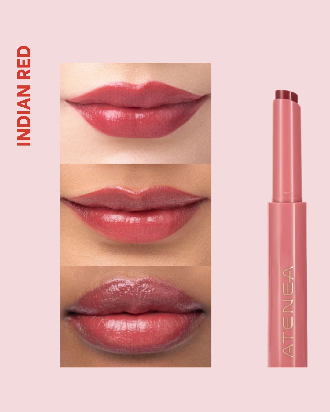 Lip Click Lipstick Atenea – Labial en Barra de Alta Pigmentación y Acabado Suave
