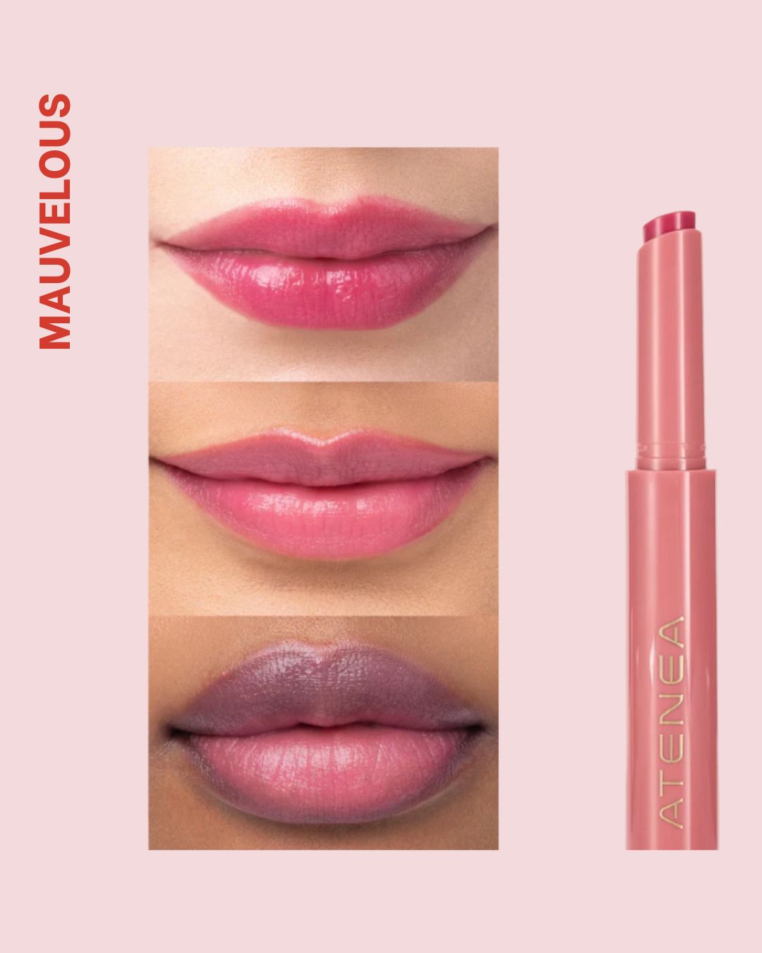 Lip Click Lipstick Atenea – Labial en Barra de Alta Pigmentación y Acabado Suave