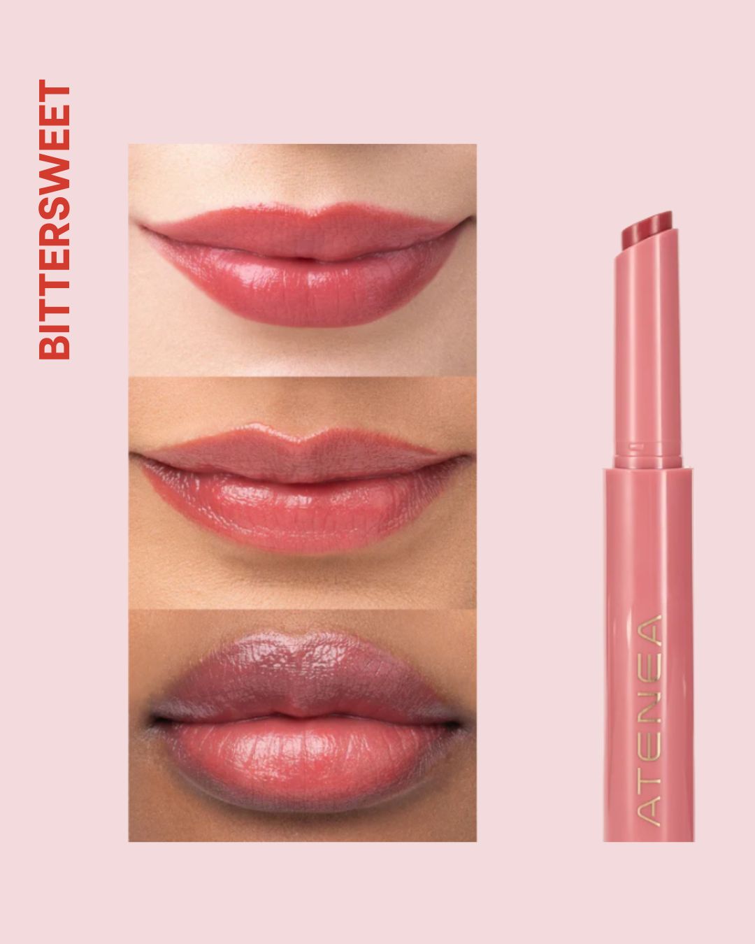 Lip Click Lipstick Atenea – Labial en Barra de Alta Pigmentación y Acabado Suave