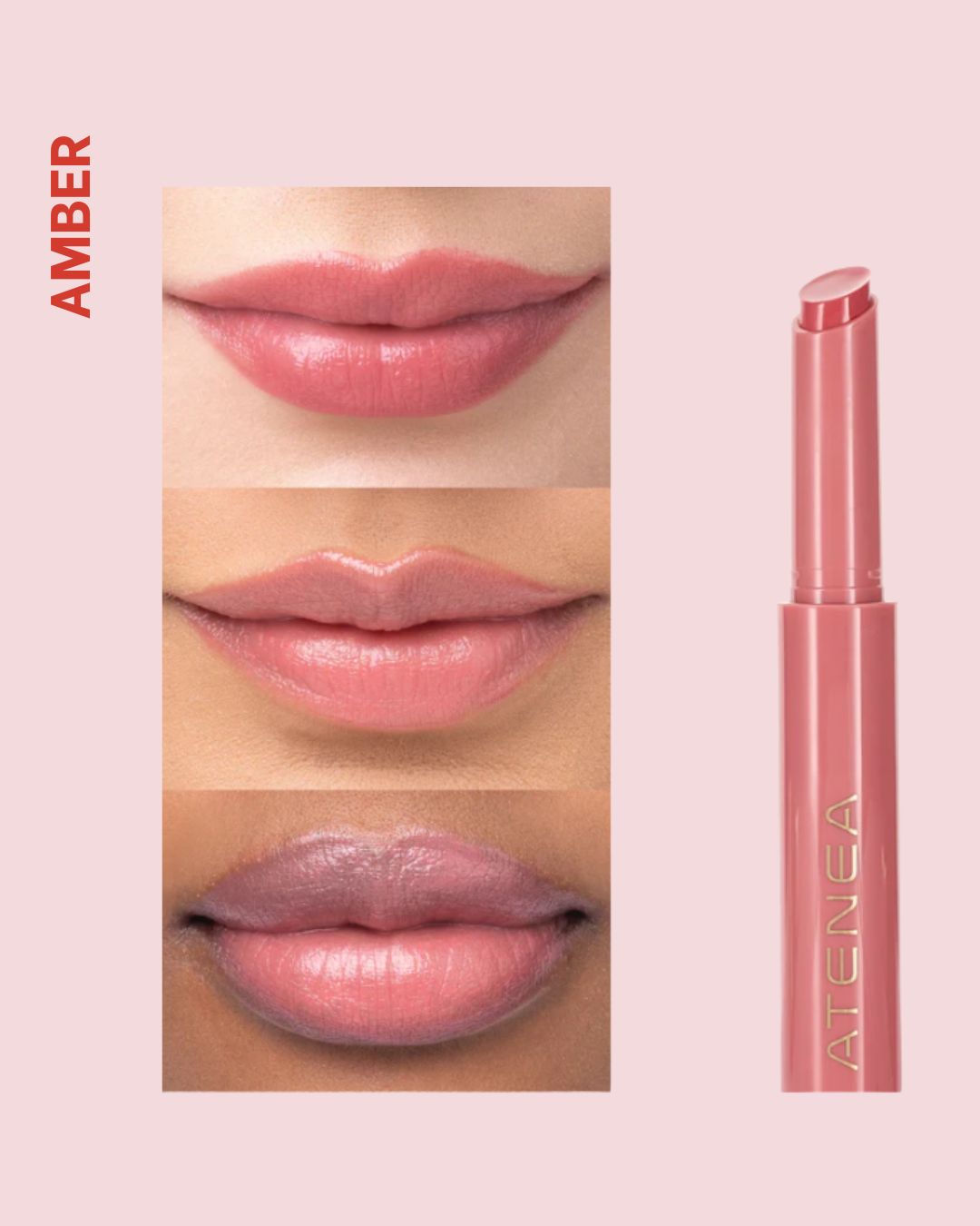 Lip Click Lipstick Atenea – Labial en Barra de Alta Pigmentación y Acabado Suave
