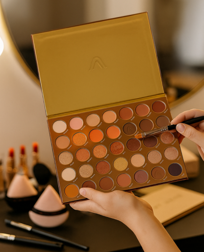 Paleta de Sombras 35 Tonos A-temporal Makeup Expert Atenea