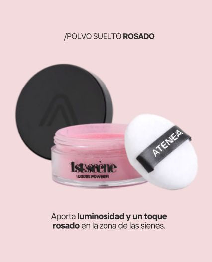 Polvo suelto traslucido 1 ST Scene rosado Atenea
