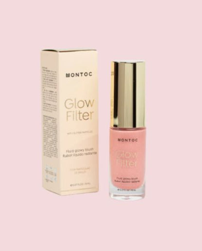 Montoc Glow Filter – Rubor Líquido de Acabado Glow