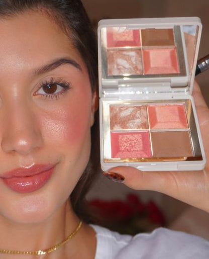 Paleta de Bronceador, rubor e iluminador Light Set Montoc