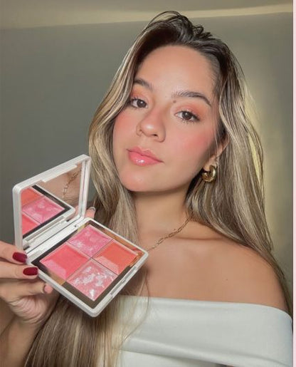 Paleta de Bronceador, rubor e iluminador Light Set Montoc
