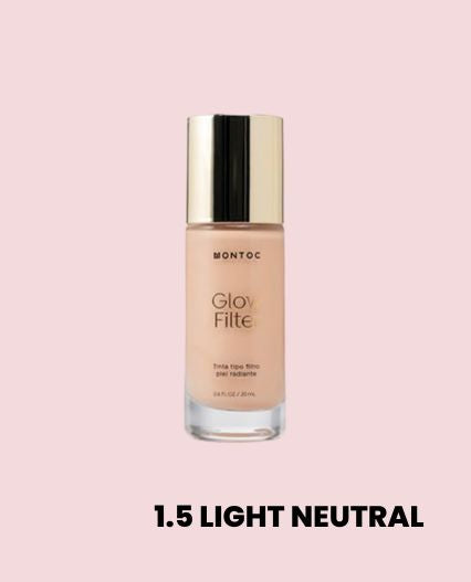 Tinta Hidratante Glow Filter Montoc – Base de Maquillaje Ligera con Acabado Natural