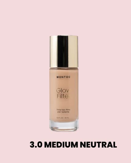 Tinta Hidratante Glow Filter Montoc – Base de Maquillaje Ligera con Acabado Natural
