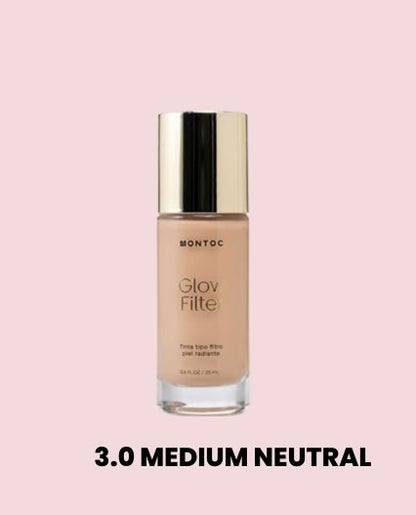 Tinta Hidratante Glow Filter Montoc – Base de Maquillaje Ligera con Acabado Natural