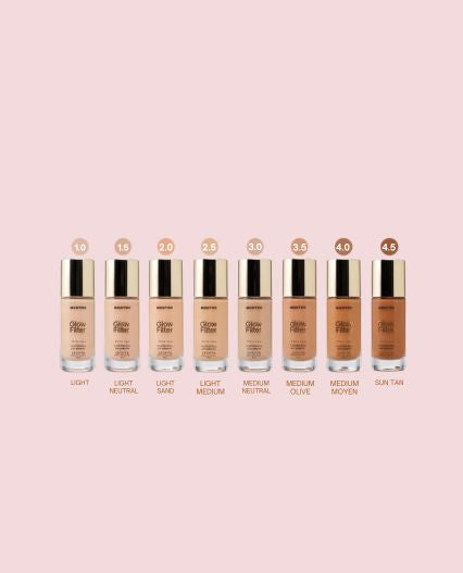Tinta Hidratante Glow Filter Montoc – Base de Maquillaje Ligera con Acabado Natural