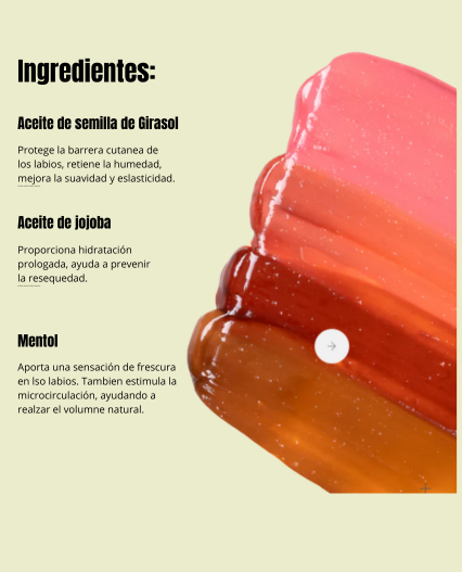 Lip Oil Tinted Atenea – Aceite Labial con Color e Hidratación Intensa