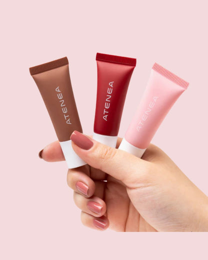 Mini Peptide Lip Balm x3 Atenea – Kit de Bálsamos Labiales Hidratantes con Péptidos