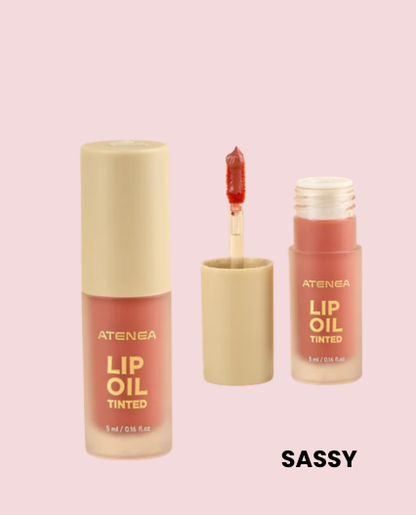 Lip Oil Tinted Atenea – Aceite Labial con Color e Hidratación Intensa