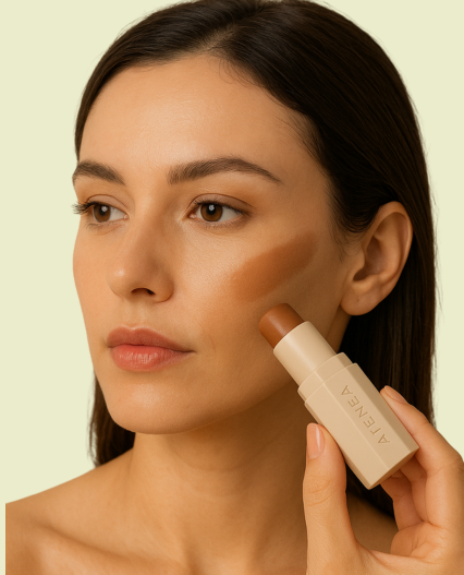 Bronzer Cremoso en Barra Collection Atenea – Contorno Natural y Acabado Radiante