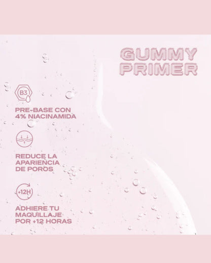 Gummy Primer + Niacinamide Atenea – Primer Facial Hidratante con Efecto Suavizante